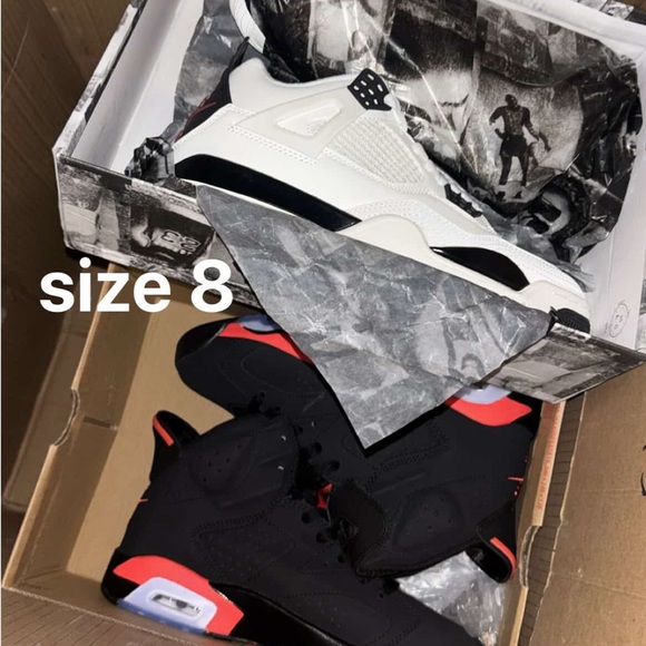 Jordan Sneakers White and Black